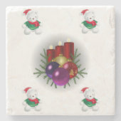 Marble Stone Untersetzer Weihnachten (Vorderseite)