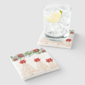 Marble Stone Untersetzer Weihnachten (Seitenansicht)