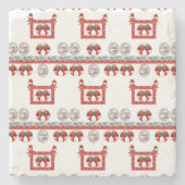 Marble Stone Untersetzer Weihnachten (Vorderseite)