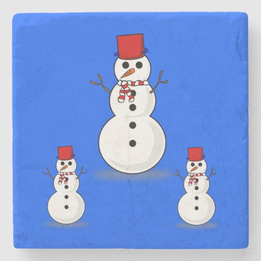 Marble Stone Untersetzer Weihnachten (Vorderseite)