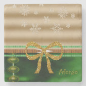 Marble Stone Untersetzer Weihnachten (Vorderseite)