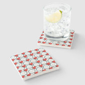 Marble Stone Untersetzer Weihnachten (Seitenansicht)