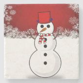 Marble Stone Untersetzer Weihnachten (Vorderseite)