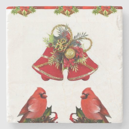 Marble Stone Untersetzer Weihnachten (Vorderseite)