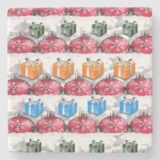 Marble Stone Untersetzer Weihnachten (Vorderseite)