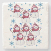 Marble Stone Untersetzer Weihnachten (Vorderseite)