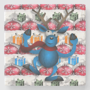 Marble Stone Untersetzer Weihnachten