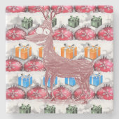Marble Stone Untersetzer Weihnachten (Vorderseite)