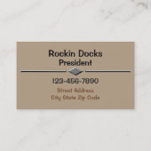 Marble Stones Visitenkarte (Rückseite)