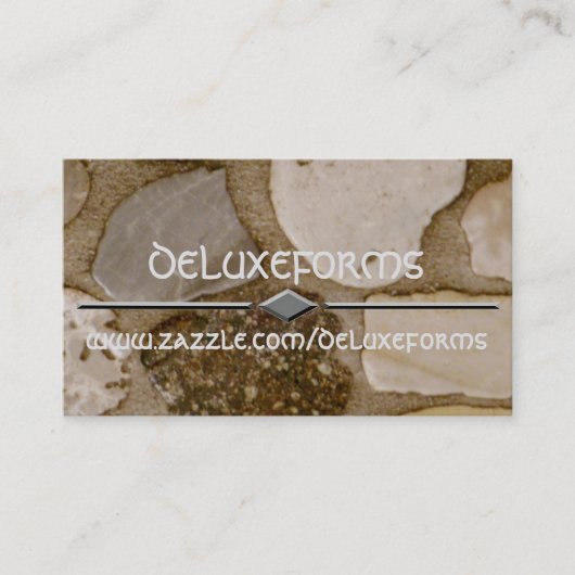 Marble Stones Visitenkarte (Vorderseite)