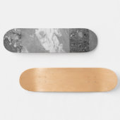 Marble Stripe Glam #1 #marble #texture #decor #art Skateboard (Horizontal)