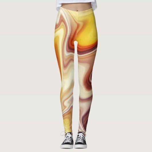 Marble Style Flow Leggings (Vorderseite)
