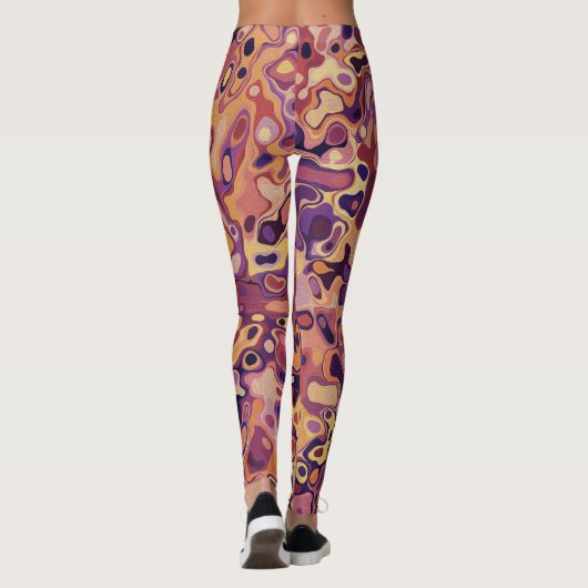 Marble Style  Leggings (Rückseite)