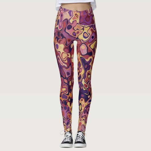 Marble Style  Leggings (Vorderseite)