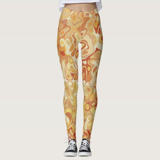 Marble Style Leggings (Vorderseite)