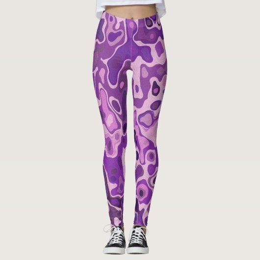 Marble Style  Leggings (Vorderseite)
