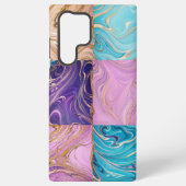 Marble Swirl Phone Case Samsung Galaxy Hülle (Rückseite)