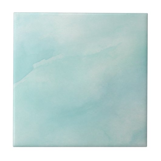 Marble Teal Blue Fliese (Vorderseite)