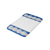 Marble Tendrils auf einer Badematte (Schrägansicht)