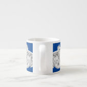 Marble Tendrils auf einer Espresso-Tasse Espressotasse (Rückseite)