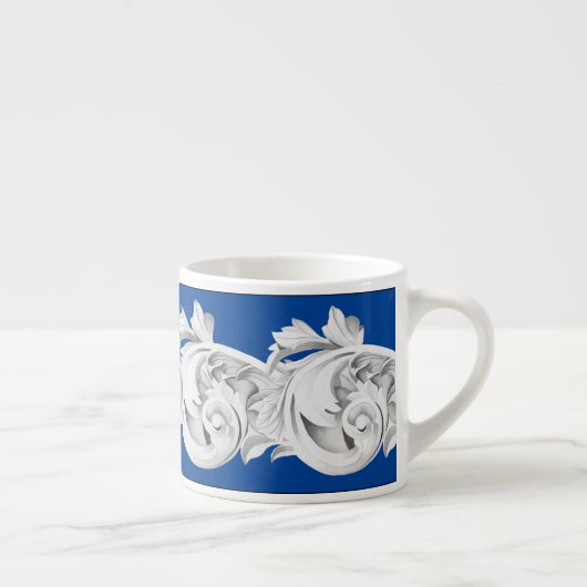 Marble Tendrils auf einer Espresso-Tasse Espressotasse (Rechts)