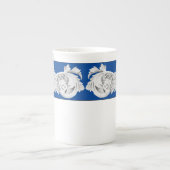 Marble Tendrils auf einer Knochen-China-Tasse Porzellantasse (Vorderseite)