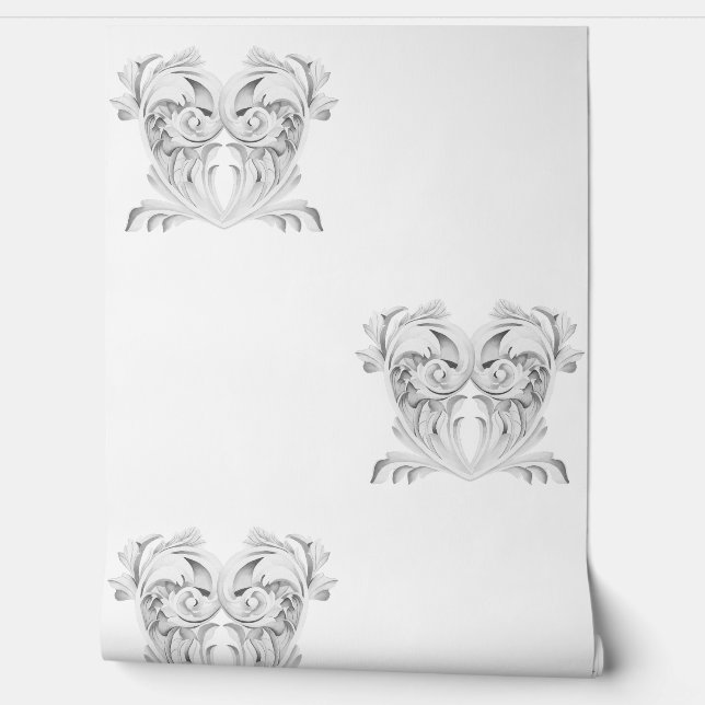 Marble Tendrils on a  Tapete (Abrollen)