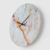 Marble Texture Wall Clock Modern Home Decor Große Wanduhr (Winkel)