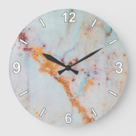 Marble Texture Wall Clock Modern Home Decor Große Wanduhr