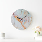 Marble Texture Wall Clock Modern Home Decor Große Wanduhr (Zuhause)
