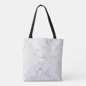 Marble Tote Bag mit initialer Momogrammatierung Tasche (Rückseite)