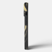 Marble Trendy Elegant Gold Glitzer Geode Case-Mate iPhone Hülle (Rückseite / Links)