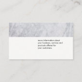 Marble Trim Blue Visitenkarte (Rückseite)