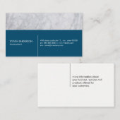 Marble Trim für Bürorechner Visitenkarte (Vorne/Hinten)