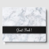 Marble W Black Sash Gästebuch (Vorderseite)