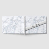 Marble W White Sash Gästebuch (Voll)