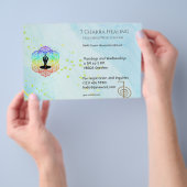 Marble Waves Chakra Energie Heiler Reiki Horizonta Flyer (Handgriff)