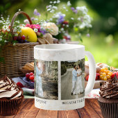 Marble Wedding 3 Photo Mug Zweifarbige Tasse