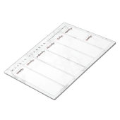 Marble Weekly Planner Notepad Notizblock (angewinkelt)