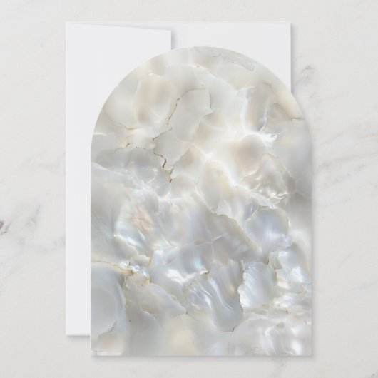 MARBLE WHITE-SILVER SALON PREISLISTE EINLADUNG (Rückseite)