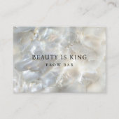 MARBLE WHITE-SILVER SALON TERMINKARTE (Vorderseite)