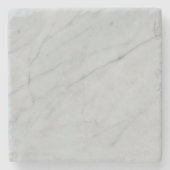 Marble White Stone Untersetzer (Vorderseite)