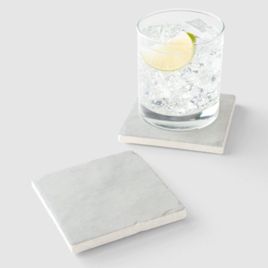 Marble White Stone Untersetzer (Seitenansicht)