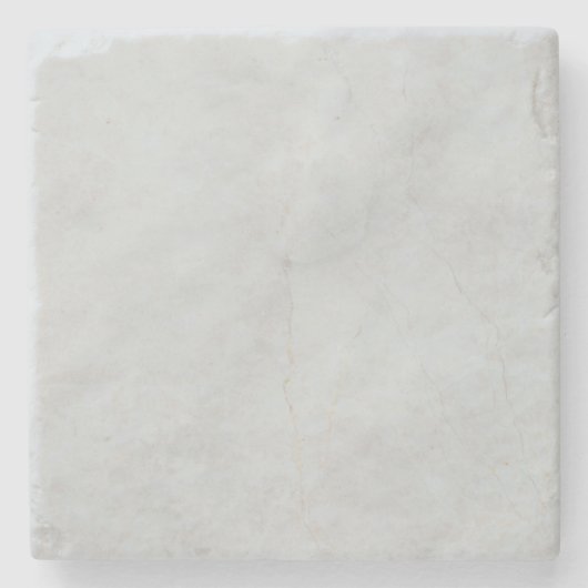 Marble White Stone Untersetzer (Vorderseite)
