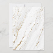 Marble World Map Einladung zur Hochzeitsdestinatio (Rückseite)