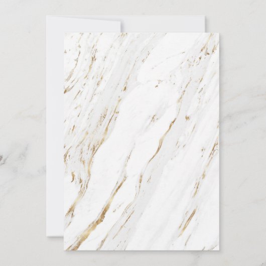 Marble World Map Einladung zur Hochzeitsdestinatio (Rückseite)