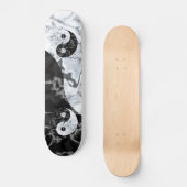Marble Yin Yang Symbol Skateboard (Vorderseite)