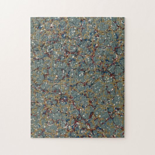 Marbled Abstract Painting Puzzle (Vertikal)