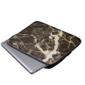 Marbled-Abstrakter Expressionismus von Shirley Tay Laptopschutzhülle (Vorne Knopf)