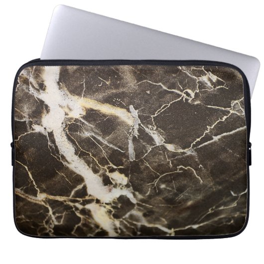 Marbled-Abstrakter Expressionismus von Shirley Tay Laptopschutzhülle (Vorderseite)